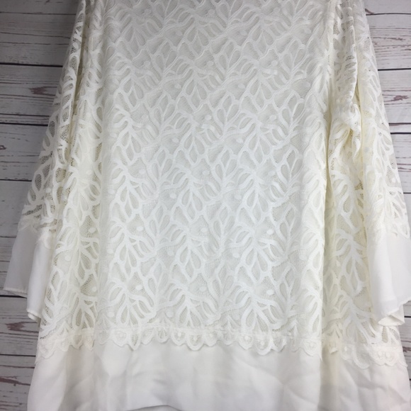 Charter Club White/Ivovy Lace Top - Picture 6 of 6
